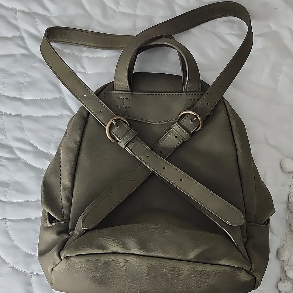 Universal‎ Thread Suede Olive Green Mini Backpack Bag